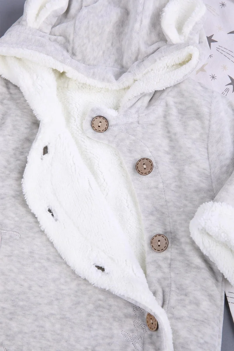 Pino Baby Velsoft Lined Winter Baby Kids Jumpsuit 3200