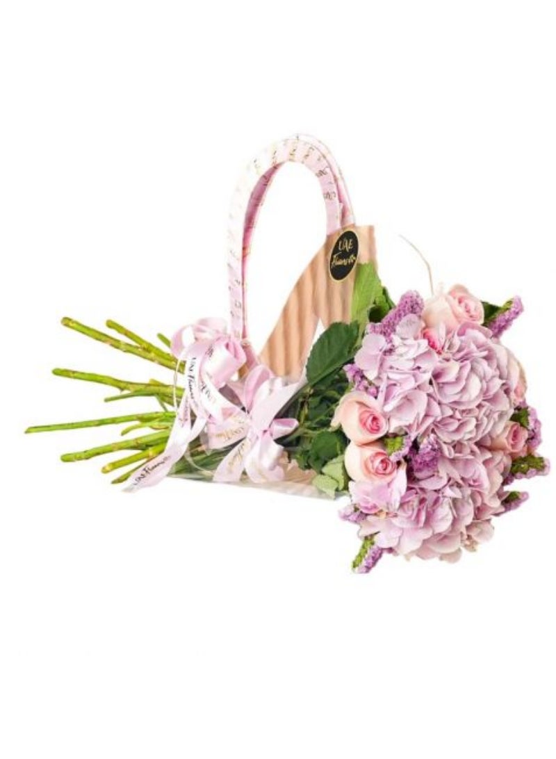 Generic Pink Hydrangeas & Roses Bag
