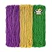 Huskein 100 PCS Mardi Gras Beads 33 Mardi Gras Beads Necklaces Bulk Round Purple Gold Green Beads Bulk Parade Throw Accessories Set Carnival Mardi Gras Party Supplies Favors Decorations - Image 2