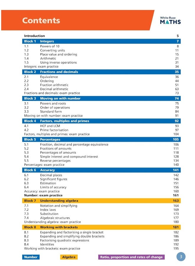 AQA GCSE 9-1 Foundation Student Book 1 (White Rose Maths) - Image 3