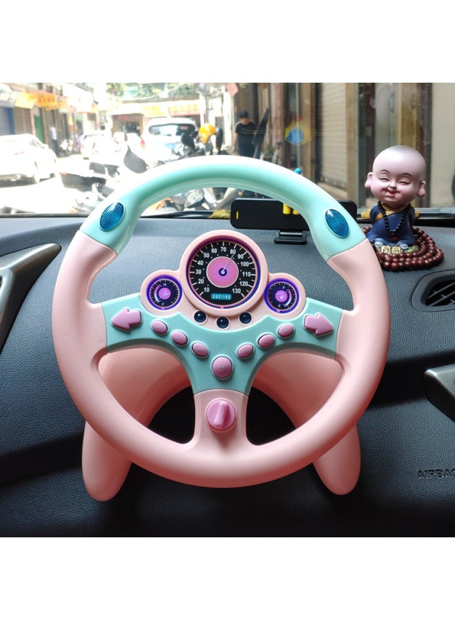 Remote Control Car Toys For Kids - High-speed Off-road Vehicle Led Lights Stunt Action-Color:Pink Steering Wheel Chinese Version Sends Strap + Base + Nano Patch + Suction Cup Patch Weight 600g  - Image 4