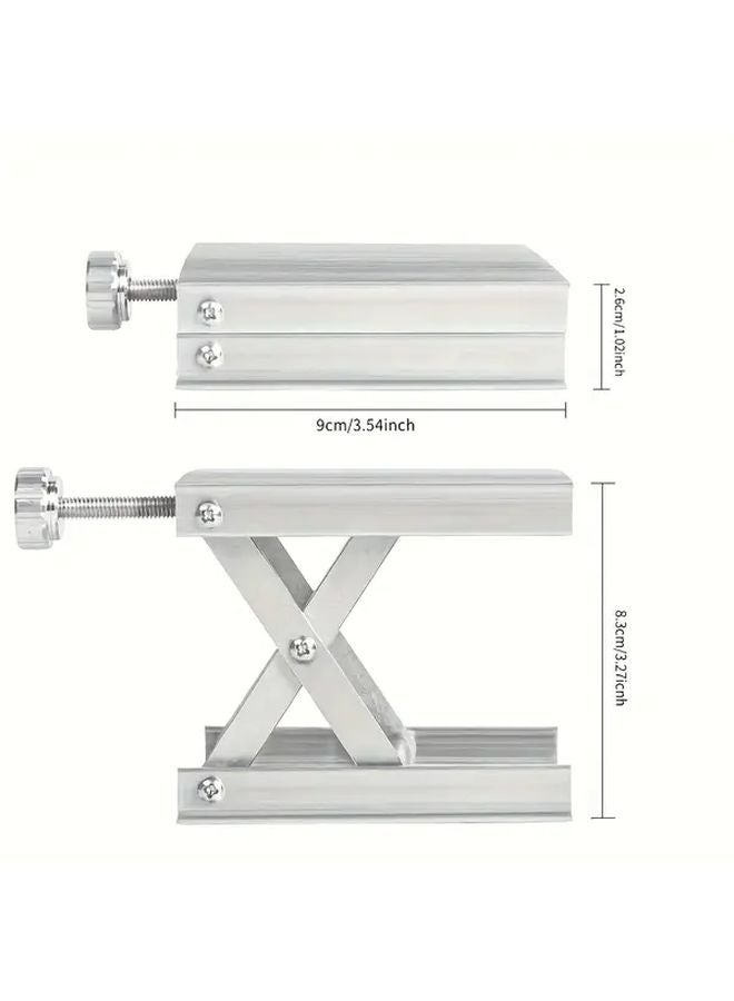 Silvery Aluminum Alloy Laser Level Stand Adjustable Tripod For Wall Floor Tile - Image 3