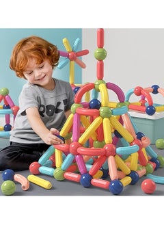 Beauenty 42 PCS Magnetic Building Toys for Kids, Magnet Blocks Sticks  Ball Creativity Game, Development Kit for Preschool Girls, Boys Ideal Gift Set, Including Storage Box  - Image 1