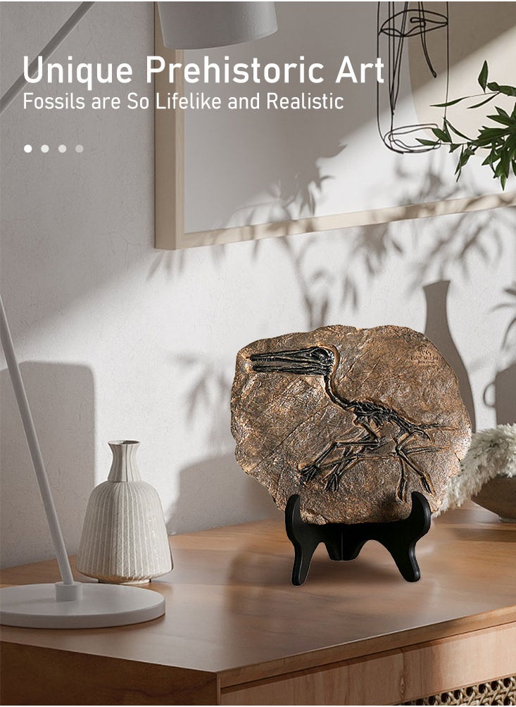 Handcrafted Dinosaur Skeleton Model - Resin Fossils Sculpture with Realistic Details, High Durability, Low Maintainance and a Perfect Home or Office Decoration