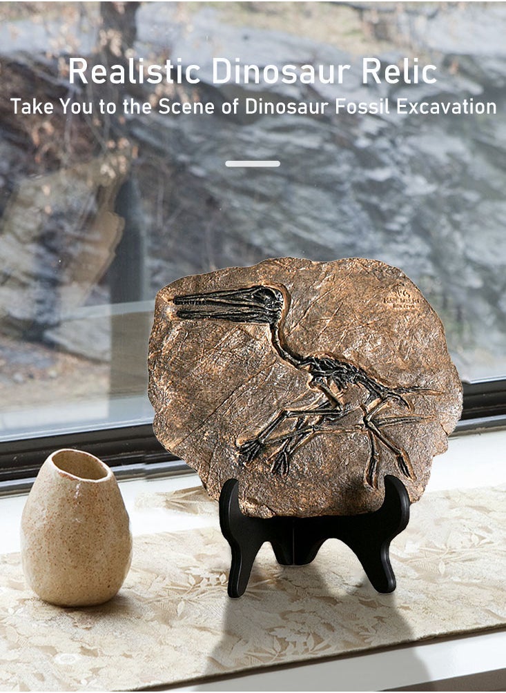 Handcrafted Dinosaur Skeleton Model - Resin Fossils Sculpture with Realistic Details, High Durability, Low Maintainance and a Perfect Home or Office Decoration