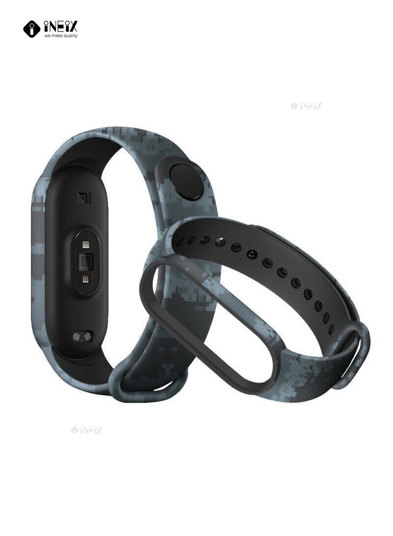 INEIX Soft Silicone Replacement Strap For Xiaomi Mi Band 6  - Image 2