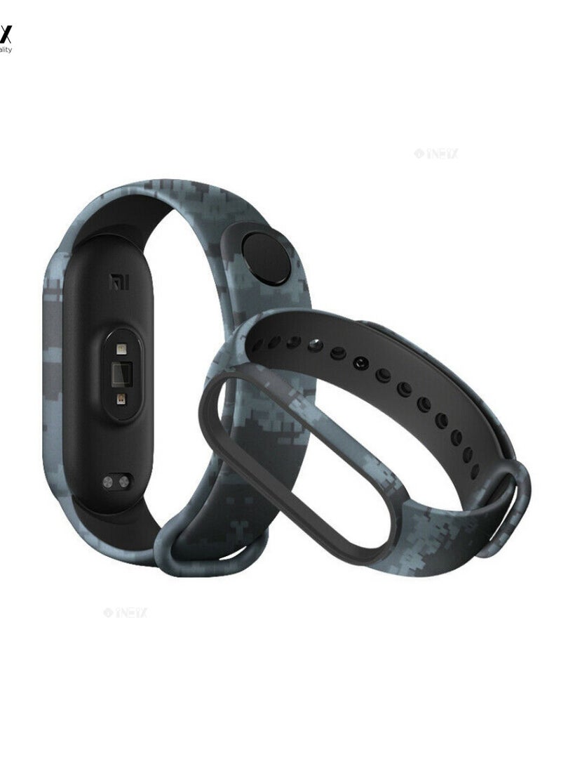 INEIX Soft Silicone Replacement Strap For Xiaomi Mi Band 6  - Image 4