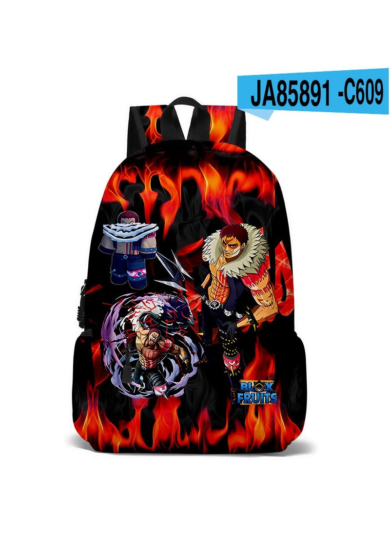 Blox - Cartoon Backpack Student School Bag - Image 1