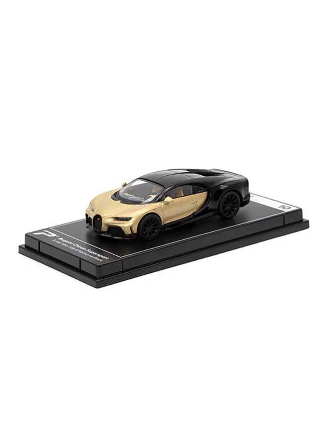 PosterCars PosterCars - 1:64 Scale Bugatti Chiron Supersport (Silk & Nocturne Black) Hypercar League Collection  - Image 1