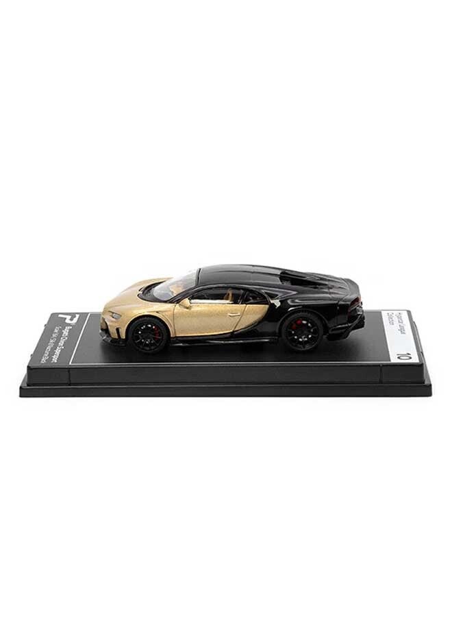 PosterCars PosterCars - 1:64 Scale Bugatti Chiron Supersport (Silk & Nocturne Black) Hypercar League Collection  - Image 2
