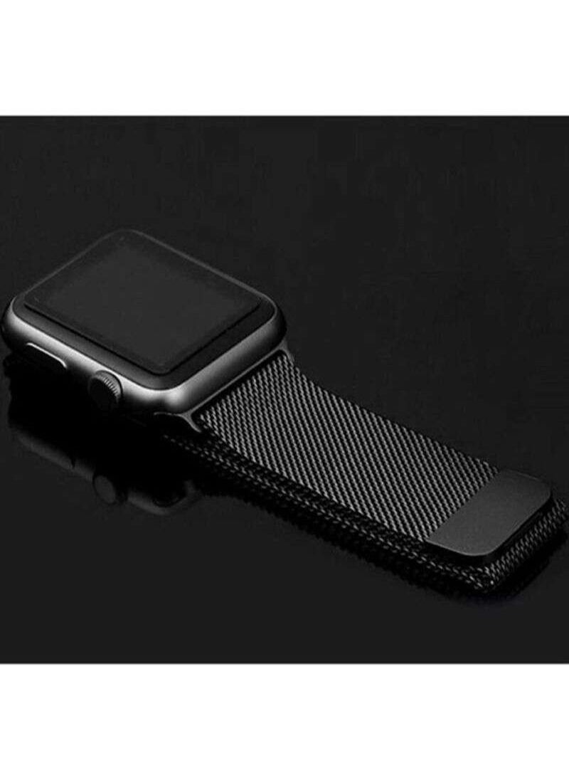 BORTONY - Milanese Replacement Strap with Secure Adjustable Magnetic Closure For Apple Watch Series 1/2/3/4, Milous-38 millimeter - Image 1