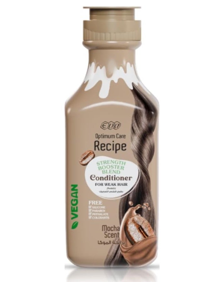 Eva Optimum Care Recipe Strength Booster Blend Conditioner Mocha Scent 350 Ml - Image 1