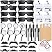 SNLN Spy Detective Party Favors Birthday Supplies for Kids Detective Glasses Invisible Ink Pen Magnifying Glass Pass Card Envelope Fake Mustache Sticker Boys Goodie Bag Stuffer Filler Classroom Prizes - Image 2