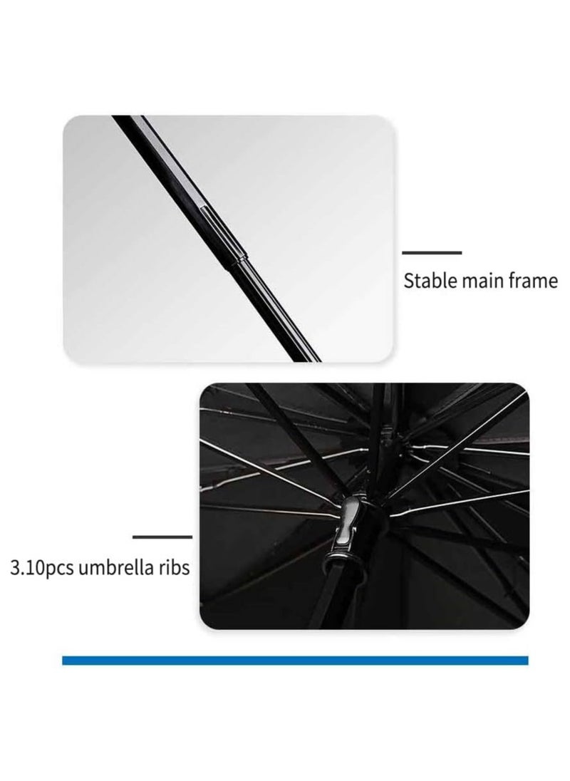 Link - Car Sun Shade Car Sun Umbrella UV Sun Umbrella for Car - Large - Image 1