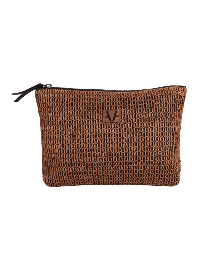 Beavake Rustic Brown Big Pouch - Image 1