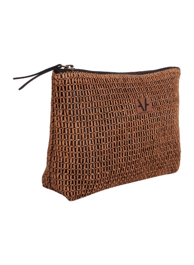 Beavake Rustic Brown Big Pouch - Image 3