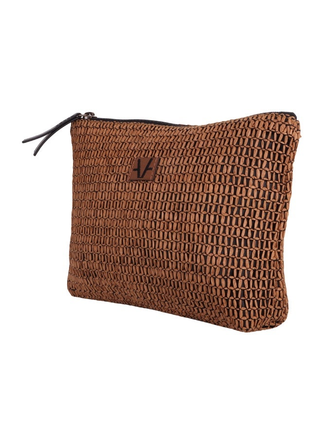 Beavake Rustic Brown Big Pouch - Image 4