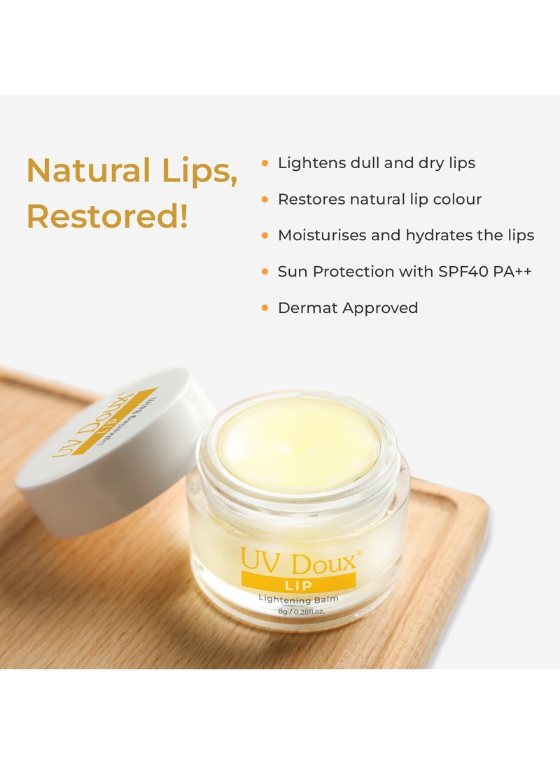 بريتون بلسم تفتيح الشفاه من يو في دوكس بعامل حماية من الشمس 40 PA++ | غني بزيت اللوز وزيت الزيتون وفيتامين هـ | يعيد لون الشفاه الطبيعي | يرطب ويحمي ويغذي | عناية فائقة، معتمد من أطباء الجلدية | بلسم شفاه مناسب للجنسين بنكهة الفانيليا | مختبر من قبل أطباء الجلدية - Image 3