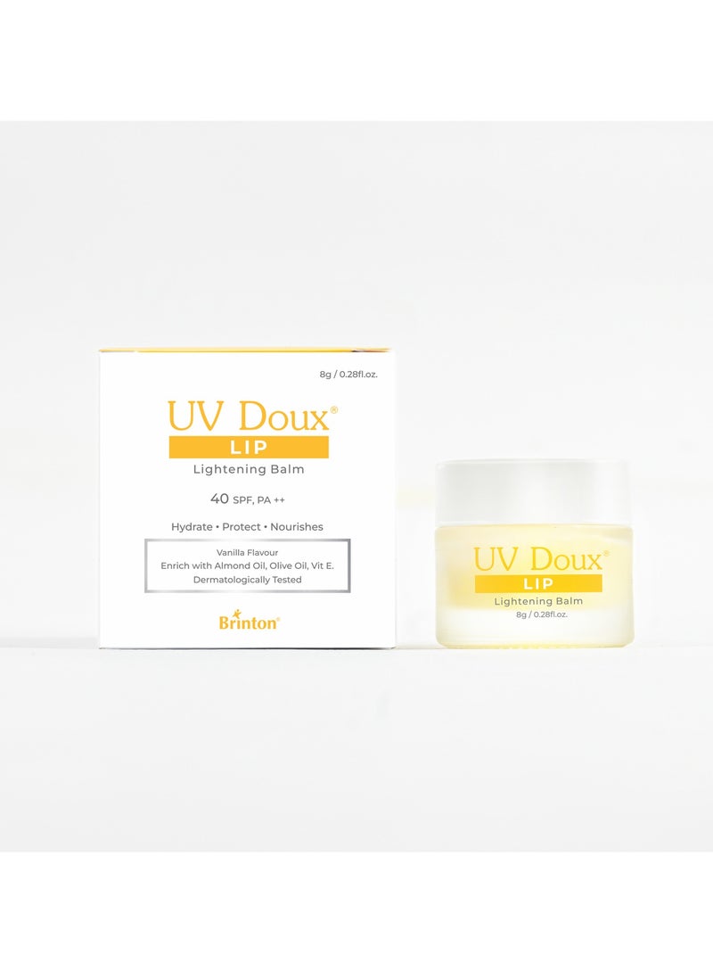 بريتون بلسم تفتيح الشفاه من يو في دوكس بعامل حماية من الشمس 40 PA++ | غني بزيت اللوز وزيت الزيتون وفيتامين هـ | يعيد لون الشفاه الطبيعي | يرطب ويحمي ويغذي | عناية فائقة، معتمد من أطباء الجلدية | بلسم شفاه مناسب للجنسين بنكهة الفانيليا | مختبر من قبل أطباء الجلدية - Image 2