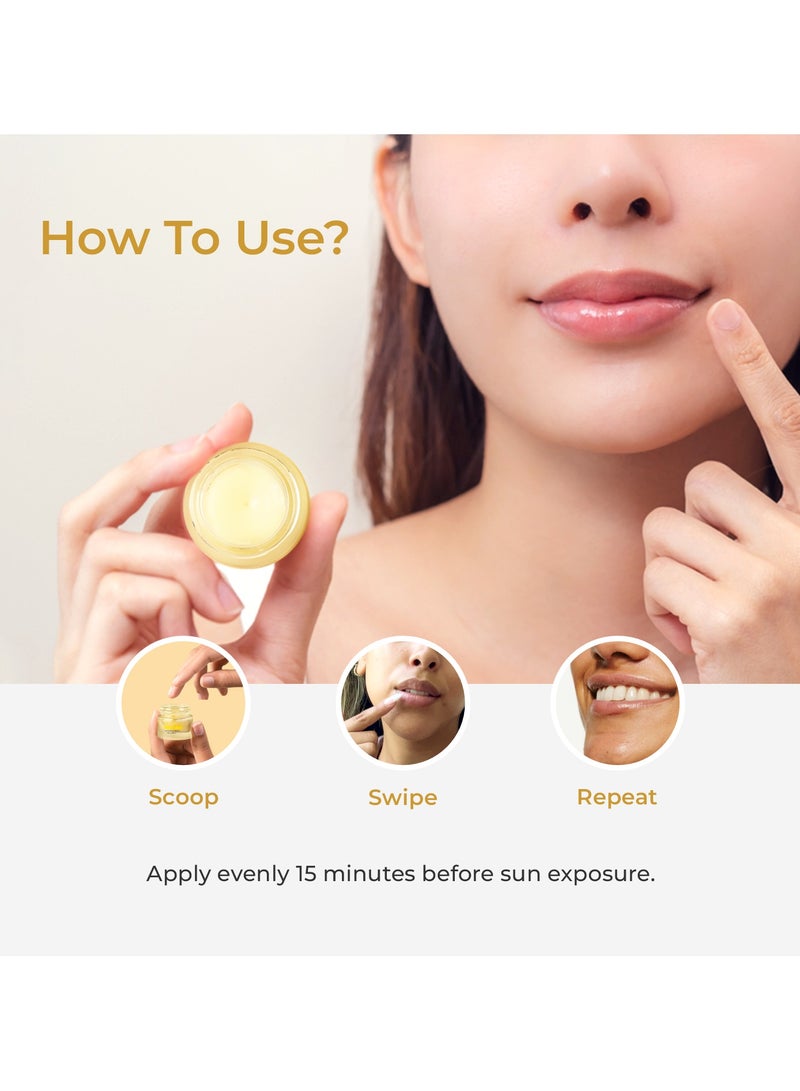 بريتون بلسم تفتيح الشفاه من يو في دوكس بعامل حماية من الشمس 40 PA++ | غني بزيت اللوز وزيت الزيتون وفيتامين هـ | يعيد لون الشفاه الطبيعي | يرطب ويحمي ويغذي | عناية فائقة، معتمد من أطباء الجلدية | بلسم شفاه مناسب للجنسين بنكهة الفانيليا | مختبر من قبل أطباء الجلدية - Image 5