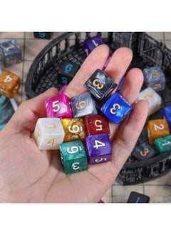 Dnd Polyhedral Dice (100Pcs) With A Dice Bag Compatible With Dungeons And Dragons Dnd Rpg Mtg Role Playing Table Games (10 Colors D6 Dice) - pzsku/Z18331A41C224340CB89DZ/45/_/1688193857/cf7d4f33-00cb-4ba1-9b50-0f682e2d59c1