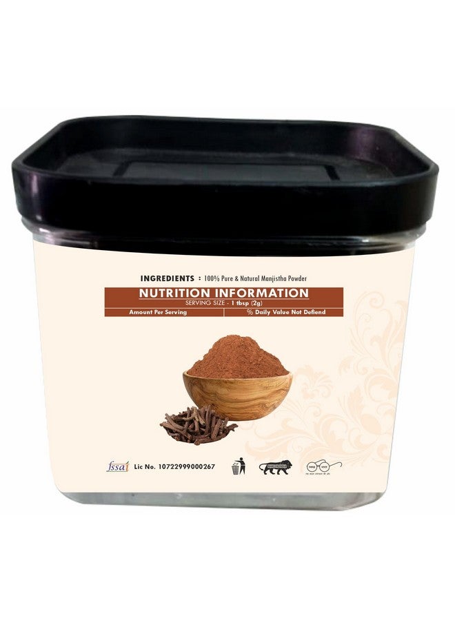 Heilen Biopharm Heilen Biopharm Manjistha Powder - 200 g Pack of 1, (Rubia Cordifolia/Indian Madder/Majith/Tamaralli/Manditti) Powder For Body Nourishment  - Image 2