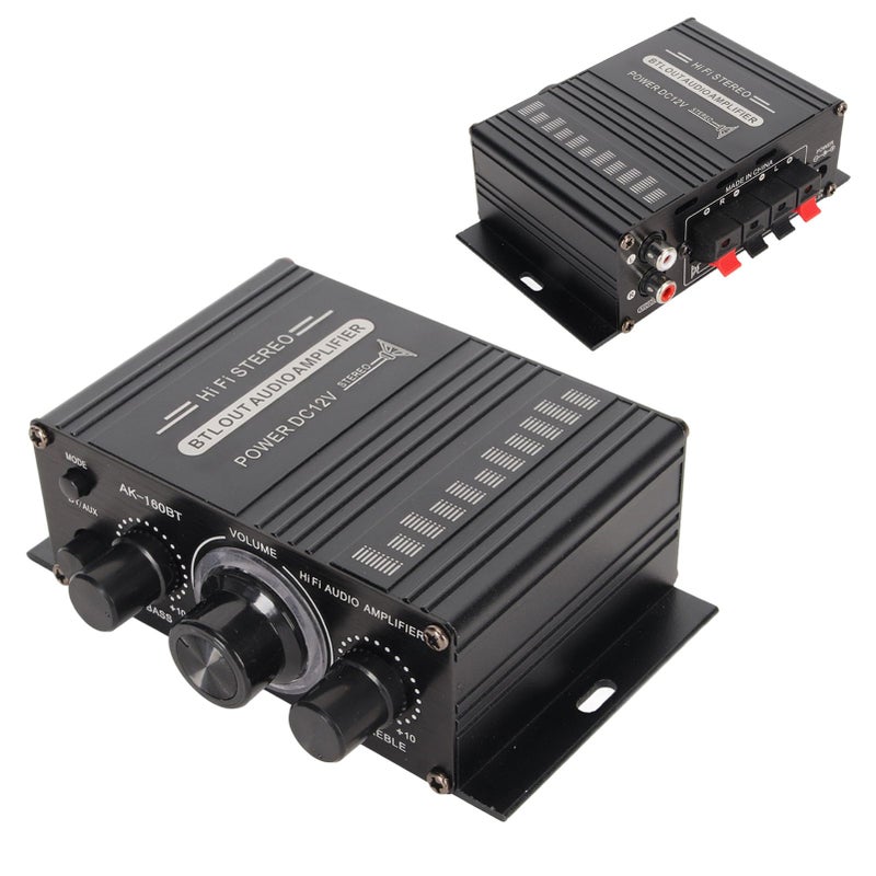 Aluminium Alloy Power Amplifier 20W X 2 Wireless for Home Theater Car Audio - Image 5