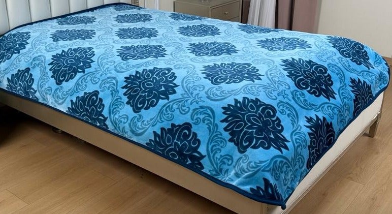 بطانية نفرين وزن 4 كيلو مقاس 200×240 سم دفء فاخر ولمسة نعومة تُغني غرفة نومك - Image 2