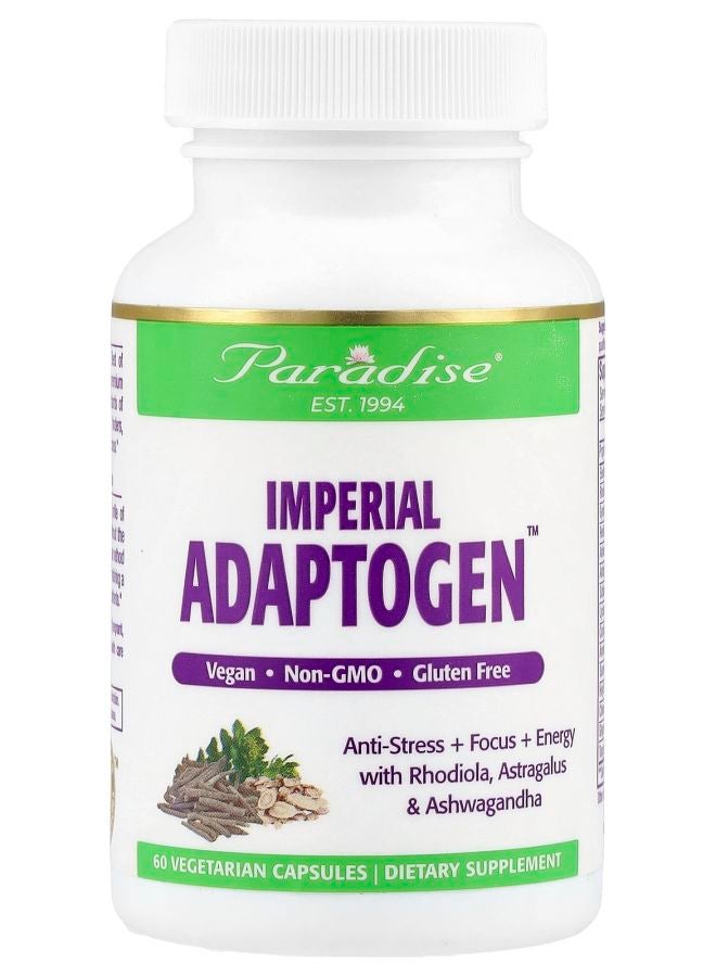 Paradise Herbs Imperial Adaptogen 60 Vegetarian Capsules