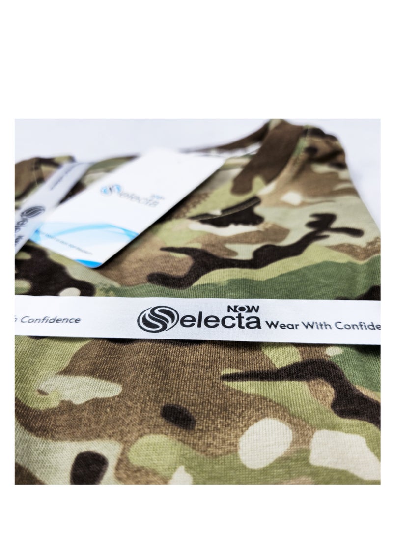 Selecta Now Boys Premium 100% Combed Cotton Camouflage Crew Neck T-Shirts Soft Breathable Shirts - Image 5