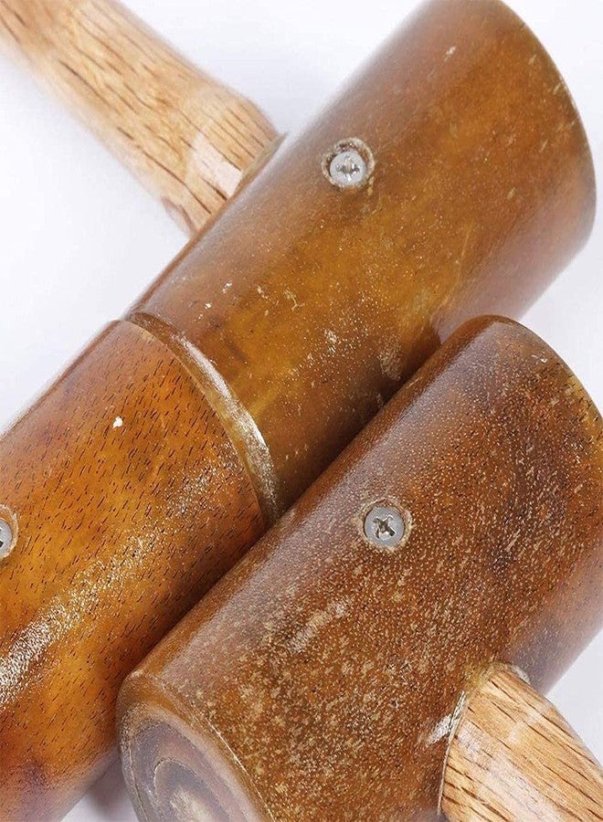 Diy Crafts CT-DIY-HI-37659 Head Mallet Leather Hammer Stamping Jewelry Leather Worker Craft Tool Good Buffering, Size No # 6, Rawhide Head Mallet (Multicolor) - Image 5