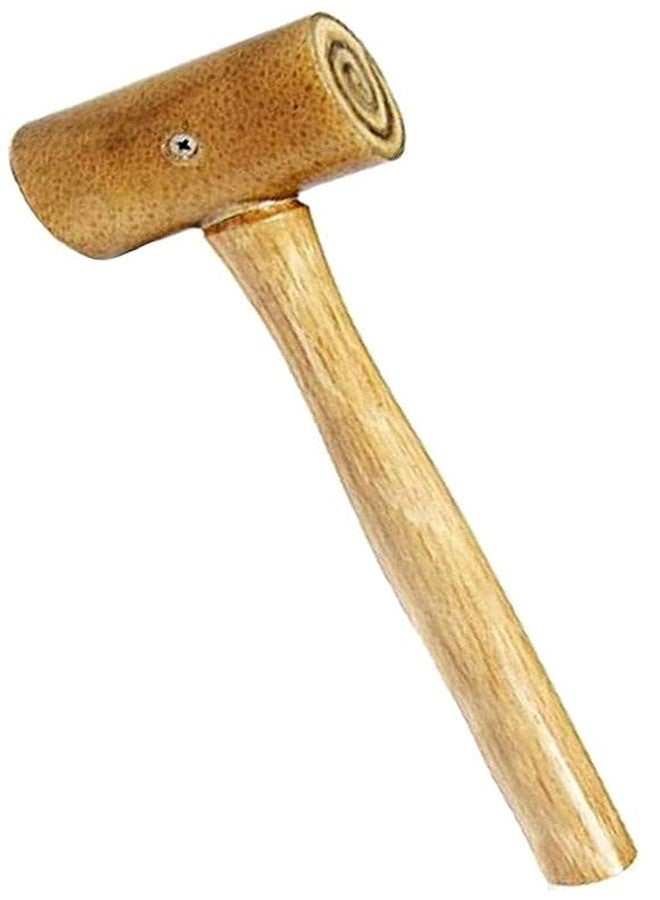 Diy Crafts CT-DIY-HI-37659 Head Mallet Leather Hammer Stamping Jewelry Leather Worker Craft Tool Good Buffering, Size No # 6, Rawhide Head Mallet (Multicolor) - Image 1