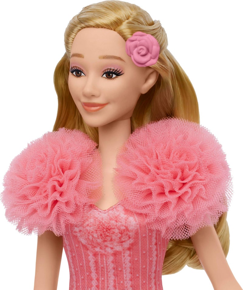 WICKED Mattel Wicked Singing Glinda Fashion Doll & Accessories, Posable with Movie-Inspired Look & Removable Outfit, Sings “Popular” - Image 4