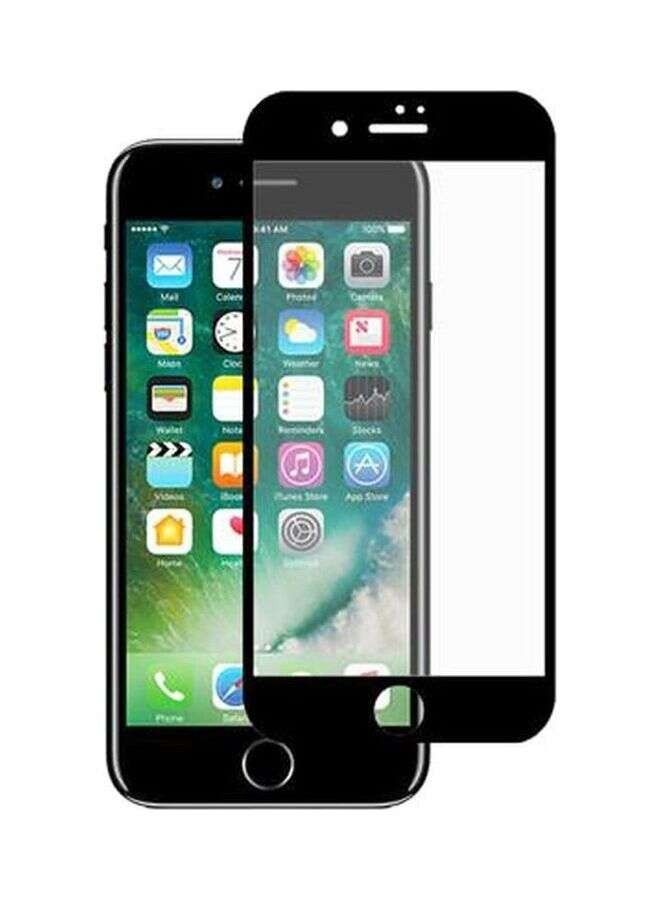 BORTONY 3D Tempered Glass Screen Protector For Apple iPhone 7 Black - Image 2
