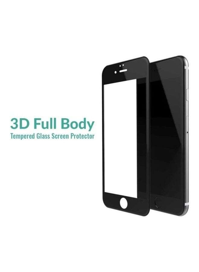 BORTONY 3D Tempered Glass Screen Protector For Apple iPhone 7 Black - Image 3