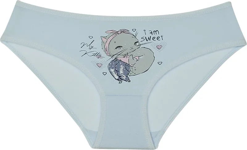 دونيلا 10 Pcs. Colorful Kitty Printed Girl's Panties - 415078