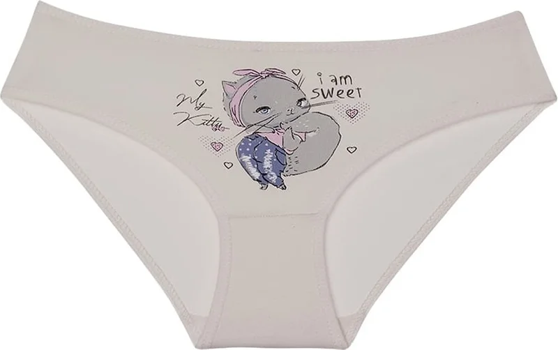 دونيلا 10 Pcs. Colorful Kitty Printed Girl's Panties - 415078