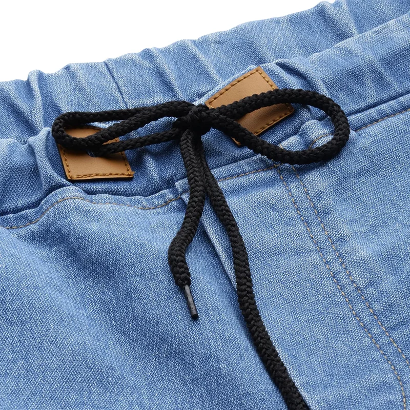 Urbano Fashion  Urbano Fashion Men's Light Blue Slim Fit Washed Jogger Jeans Stretchable for Men | Best Price UAE