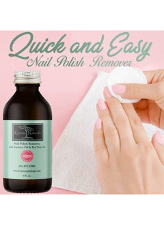 Nail Polish Remover With Soybean Oil And Tea Tree Oil Non Toxic Vegan Cruelty Free Acetone Free Nails Strengthener For Fingernails 4 Fl. Oz. - pzsku/Z183391D8481D6E4EDB0FZ/45/_/1721023712/56b14c02-635f-469c-b14a-05cbb45a09bc