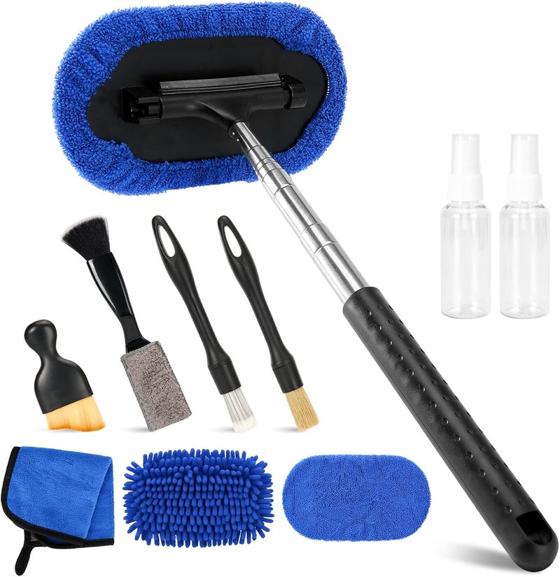 Bafeil 10PCS Car Detailing Kit with Extendable Windscreen Cleaner Tool - Image 1