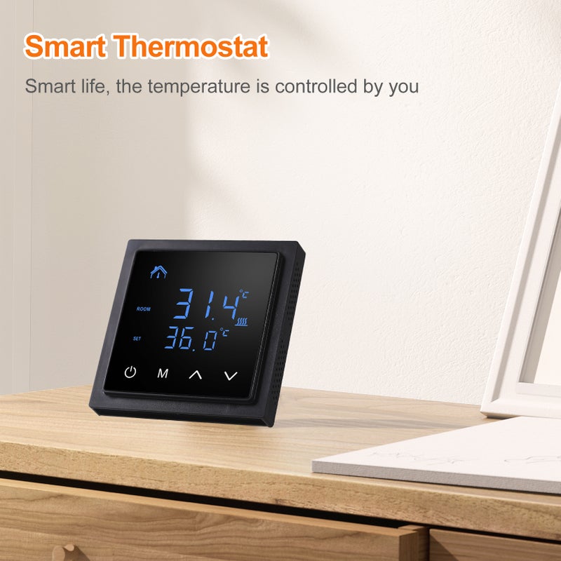 Smart Thermostat 16A Floor Heating Temperature Controller with LED Touch Screen 85-265V Electric Heating Control - Image 5