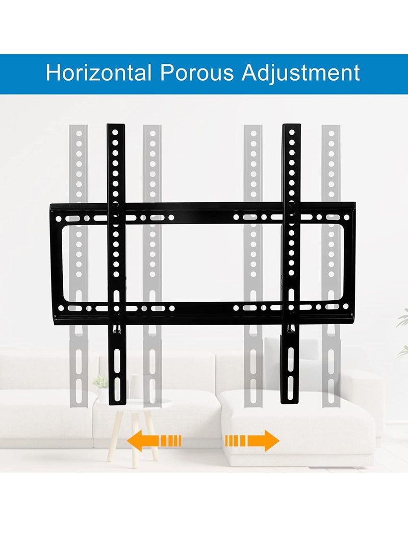 TV Wall Mount 26-63 Inches Ultra Strong Slim Fixed TV Bracket Heavy Duty Ultra Super Strong 50KG TV Wall Mount with Wall Fixing Kit for Flat Curved Screen TV LED, LCD OLED and Plasma 50Kg - Image 3