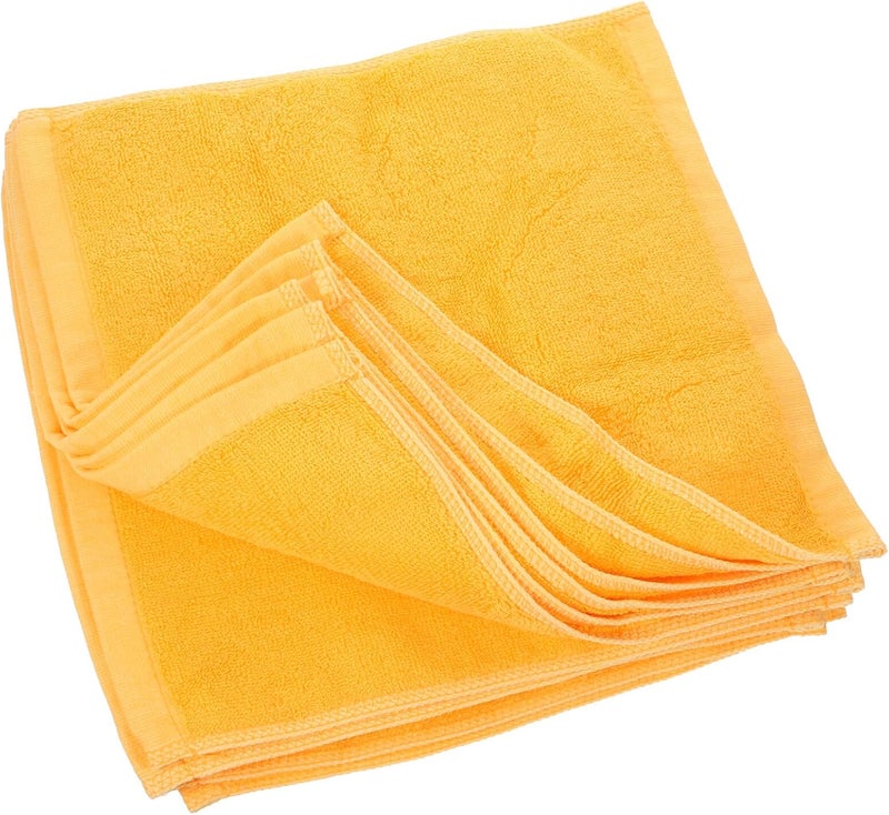 MAGICLULU 12pcs Absorbent Cotton Face Towels, Soft 30x30cm Washcloths, High Water Absorption Quick-Drying Hand Towels for Bathroom and Daily Use - Image 1