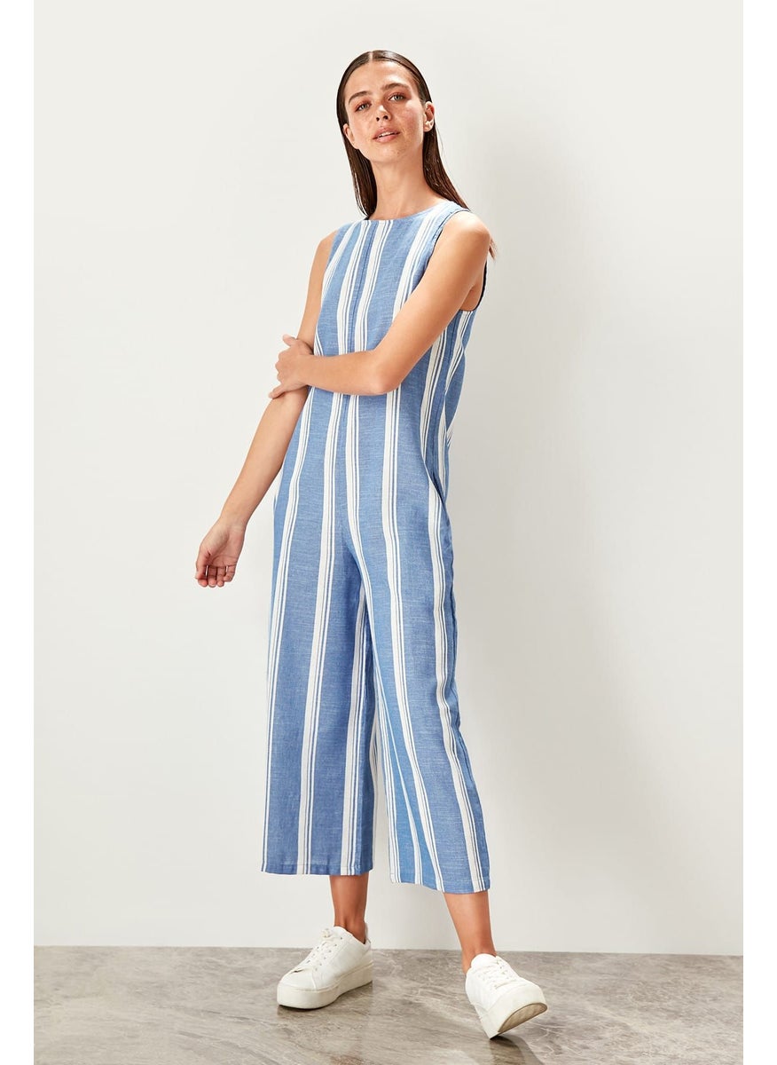 trendyol - Wide Leg Striped Jumpsuit - Image 1
