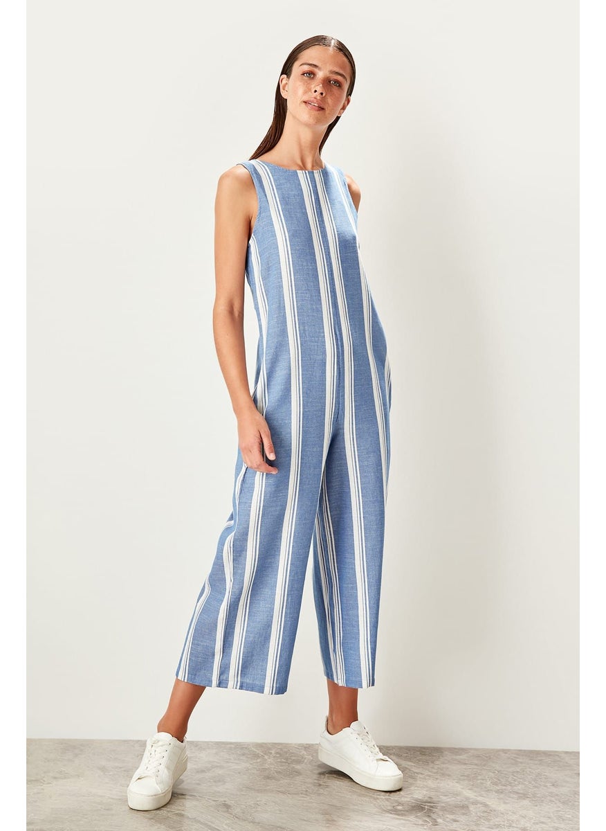 trendyol - Wide Leg Striped Jumpsuit - Image 1