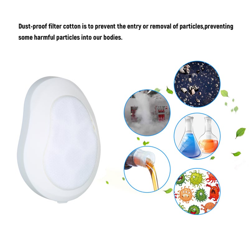 i-mu Respirator Air-purifying Mask Filter Replacement Anti Pollution Anti Haze Proof Compatible with i-mu Smart Mask 6PCS/Set - Image 5