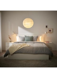 بيوينتي Pendant lamp shade, white/handmade, 45 cm  - Image 3