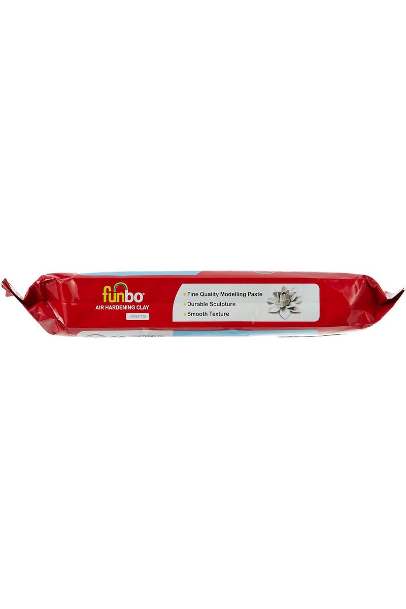 Funbo Air Hardening Clay 1000Gm White - Image 3