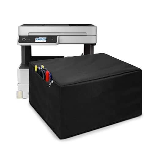 ALIFIYA Nylon Dust Proof Washable Printer Cover For Epson L6460 / M3170 All-In-One Duplex Inktank Printer - Black - Image 1