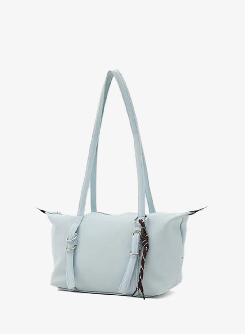 Shule Bags  Gia Charmlı Oval Baby Blue Bag for Women | Best Price UAE